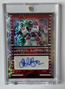 Jamal Anderson 2022 Panini Playbook Hash Marks "One of One" AUTO Falcons #'d 1/1