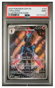 2024 POKEMON SSP EN-SURGING SPARKS ILLUSTRATION RARE #197 CERULEDGE PSA 9 - Picture 1 of 2