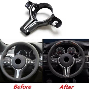 Tapicería de volante de fibra de carbono para BMW F20 F22 F30 F32 F10 F06 F15 F16 M Sport - Imagen 1 de 6