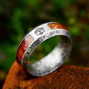 Ring Yggdrasil - Baum des Lebens - Wikinger Runen nordisch Fingerring NEU - Bild 1 von 2
