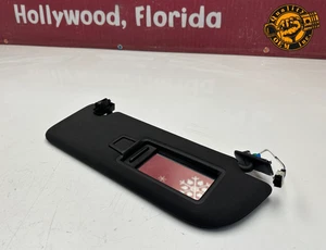 2017-2023 PORSCHE PANAMERA FRONT RIGHT PASSENGER SIDE SUN VISOR CLOTH BLACK OEM - Picture 1 of 7
