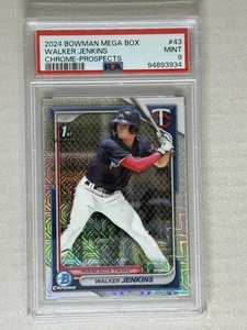 2024 Bowman - Chrome Prospects Walker Jenkins #BCP-43 Rifrattore Mojo (RC) PSA 9 - Foto 1 di 2