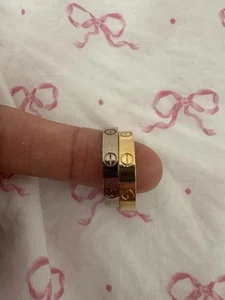 Cartier Love Yellow Gold Ring 18K Size 8 / 57 - Picture 1 of 6