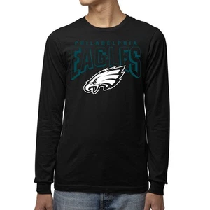 Clothing x NFL - Philadelphia Eagles - Bold Logo - Unisex Adult Long Sleeve T... - Picture 1 of 6