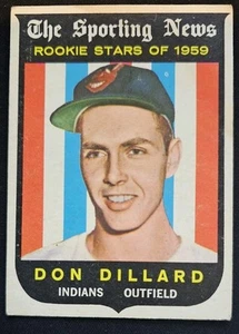 1959 Topps #123 Don Dillard Cleveland Indians - RC - Picture 1 of 2