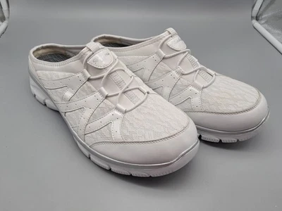 Women's Skechers SN 49077 Repute Slip On Easy Going Mules White Sneakers Size 11 - Image 1 of 4