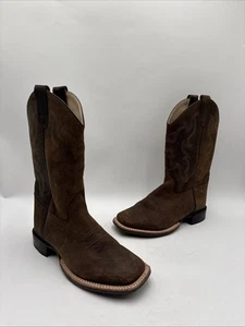 Cody James Boys' Nash Distressed Western Boots Brown Size 6D - Picture 1 of 8