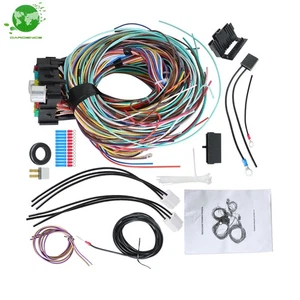 For Chevy Ford Hotrods Universal 21 Circuit Wiring Harness X-long wires Copper - Bild 1 von 17