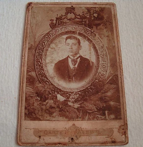 Antique Real Photo Postcard of Bulgarian Bourgeois Nobleman1896 RPPC - Bild 1 von 5