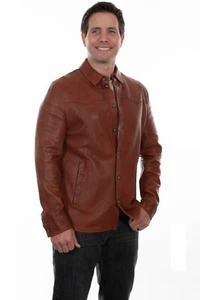 Scully Herren Leder Hemdjacke 1044 - Bild 1 von 2