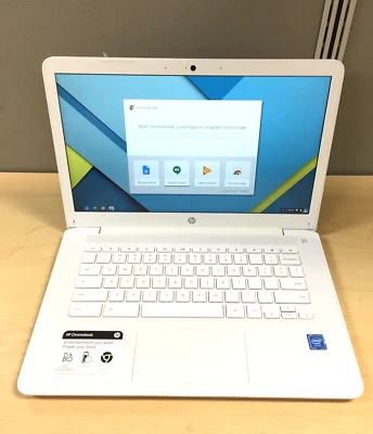 HP Chromebook 14 14-ca053cl 14"/Intel N3350/4GB RAM/32GB eMMC con Mouse y Funda Foto 1 de 4