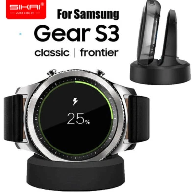 SIKAI For Samsung Gear S3 Classic/Frontier Wireless Charging Dock Cradle Charger