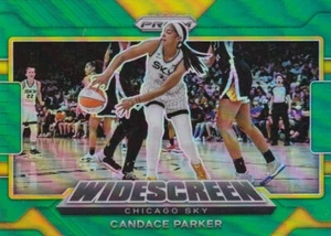 2022 Panini Prizm WNBA Widescreen Insert Green Refractor #13 Candace Parker - Picture 1 of 1