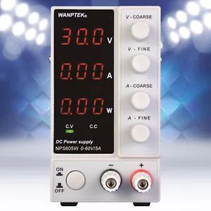 NPS605W DC Power 300W Supply Adjustable Digital 220V 0-60V 0-5A Regulated Lab - Bild 1 von 9
