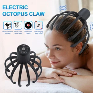 Electric Octopus Claw Scalp Massager Head Scratcher Relief Hands Therapeutic - Picture 1 of 9