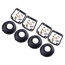 4x Carburetor Repair Kit Diaphragm Vacuum Fit For YAMAHA XJ550 Maxim 1981-83 Hot