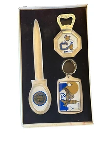 VTG University of California Keychain Letter Bottle Opener Set NOS Oski Berkeley - Picture 1 of 7