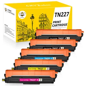 5x Cartucho de tóner TN227 TN223 compatible para Brother MFC-L3770CDW HL-L3270CDW - Imagen 1 de 6