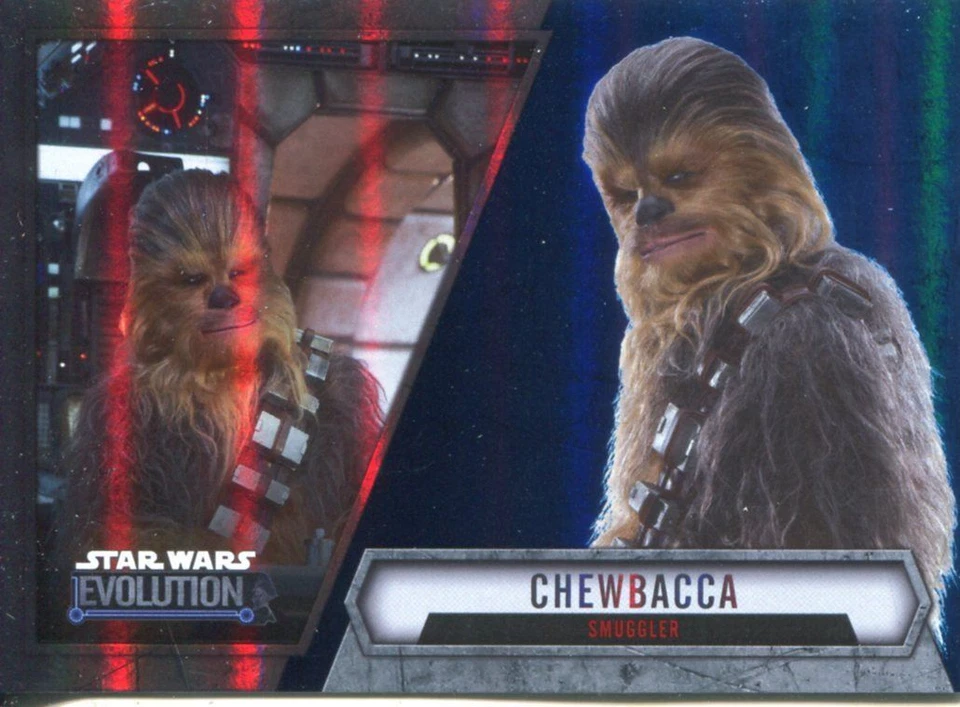 Star Wars Evolution 2016 Blue Parallel Card #59 Chewbacca - Smuggler - Image 1 of 1