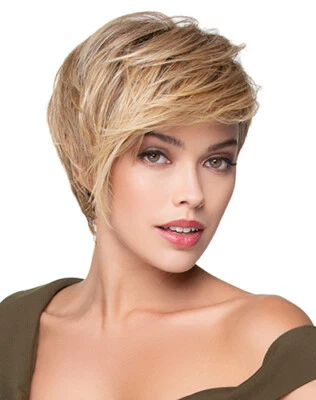 Peluca PIXIE ANGULADA de TRESSALLURE, *TODOS LOS COLORES* ¡Amigable con el calor! Colección V, NUEVO Foto 1 de 4