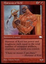 1x Maraxus of Keld LP, English MTG Weatherlight