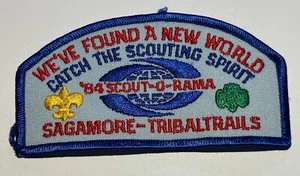 Sagamore Tribaltrails 1984 SOR Patch CSP Shape  Boy Scout TT2 - Picture 1 of 1