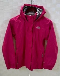 The North Face Jacket Youth Girls Large 14/16 Pink Hyvent Full Zip Waterproof - Picture 1 of 12