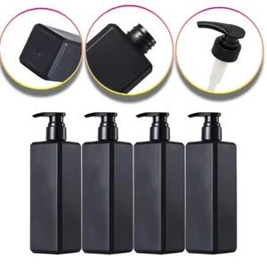 1/2/4tlg 500ml Leere Duschgelflasche Pumpflaschen Shampoo Unterpaket Flasche - Bild 1 von 15
