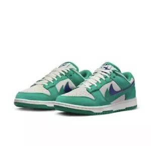Nike Dunk Low SE Neptune Green Sail Off Noir White DO9457-101 Women's Size 6 - Picture 1 of 8
