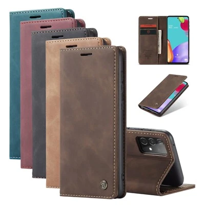 Flip Cover Custodia in pelle libro portafoglio per cellulare  Xiaomi Redmi Note. - Immagine 1 di 4