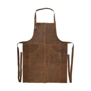 ESSCHERT DESIGN Leather BBQ Apron - Picture 1 of 3