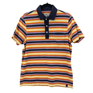 Vintage Jack Spade NY Polo Shirt Men Size M Bleecker Street Stiped Retro Casual - Picture 1 of 9