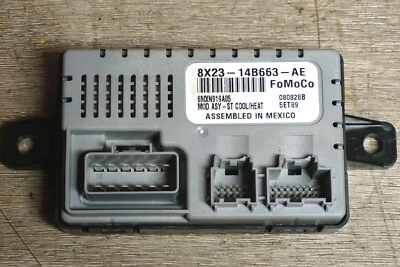 Jaguar XF X250 2009 sedán asiento delantero calefacción refrigeración módulo de control informático OEM Foto 1 de 4