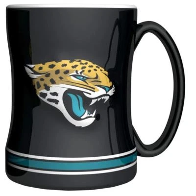 Jacksonville Jaguars Mug Sculpted Relief Coffee Mug 14oz - Image 1 of 2