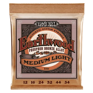 Ernie Ball PHOSPHOR Bronze Medium Light 12-54 Cuerdas de guitarra acústica 2146 - Imagen 1 de 1
