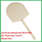 American Metalcraft 3614 Peel 36" Pizza Peel 14x15" Wooden Peel