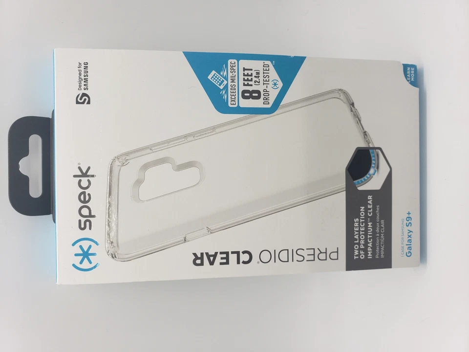 Funda Speck Presidio Clear Series para Samsung Galaxy S9 Plus + - Transparente Foto 1 de 4