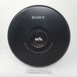 SONY CD Player Walkman D-FJ003 FM/AM Radio Black TESTED Parts/Repair - Picture 1 of 3
