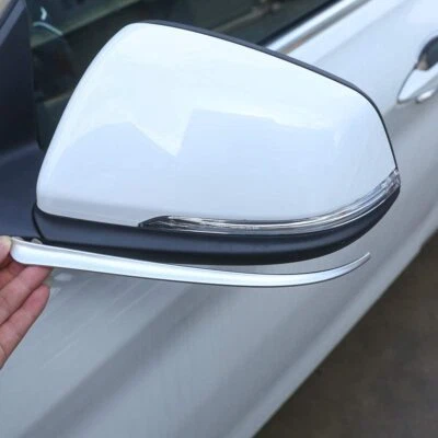 Tapicería a rayas de espejo retrovisor lateral molduras para BMW X1 F48 X2 F39 2017-2021 Foto 1 de 4