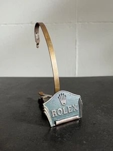 Rolex espositore orologio vintage emblema ottone made in SVIZZERO usato raro - Foto 1 di 10
