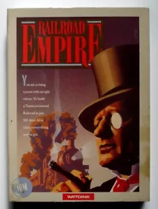 Railroad Empire, Vintage 1989 verpacktes PC-Spiel, Artdink - Bild 1 von 3