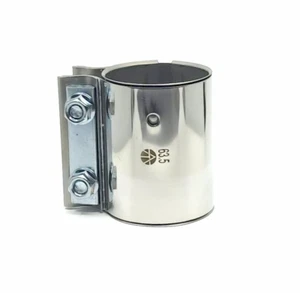 Doppelschelle Edelstahl Auspuffschelle Rohrverbinder Ø 63 mm / 2,5 " Zoll - Bild 1 von 9