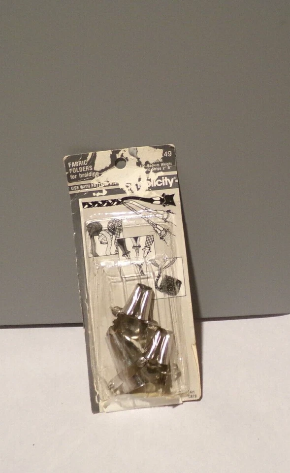 Simplicity Fabric Folders for Braiding - Art 7419- 3 Piece Set NOS - Image 1 of 2