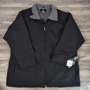 Men's PolarTec Sportsmaster Club Collection  Jacket Size XXL Black USA Made NWT - Picture 1 of 15