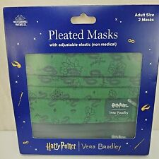 Vera Bradley Harry Potter Slytherin Face Masks 2 Pack New Green