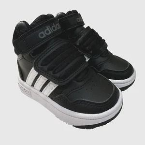 Adidas Hoops Mid 3.0 Toddler Size 5k Black White Basketball Sneakers GW0408 - Picture 1 of 8