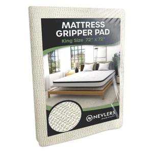 Nevlers Materasso Grip Pad - 72" x 72" Materasso King Size Tappetino Antiscivolo - Foto 1 di 9