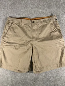 Pantalones Cortos Howler Bros Para Hombres 40 Tostados Clarksville Pantalones Cortos para Caminar Algodón Sarga Informales 8.5"" - Imagen 1 de 11
