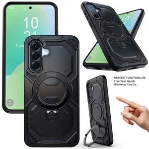 For Samsung Galaxy A56 5G Magnetic Shockproof Ring Stand Holder Case Hard Cover - Picture 1 of 13