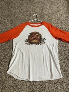 Crossfit Omaha Baseball 3/4 Arm Tshirt orange weiß Erwachsene XL - Bild 1 von 10